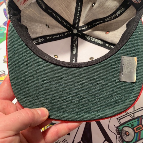 🟢Clippers los angeles nba mitchell & ness retro snapback, green under brim. . - Picture 3 of 6